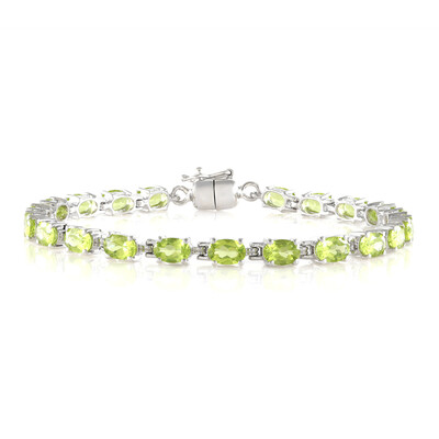 Peridot Silver Bracelet