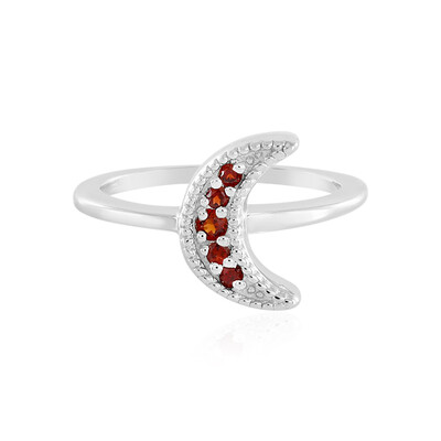 Mozambique Garnet Silver Ring