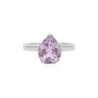 Rose de France Amethyst Silver Ring