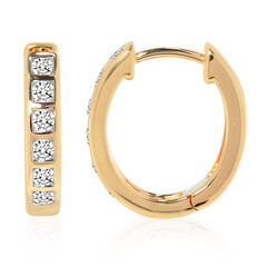 18K IF (D) Diamond Gold Earrings