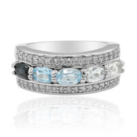 London Blue Topaz Silver Ring