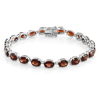 Mozambique Garnet Silver Bracelet
