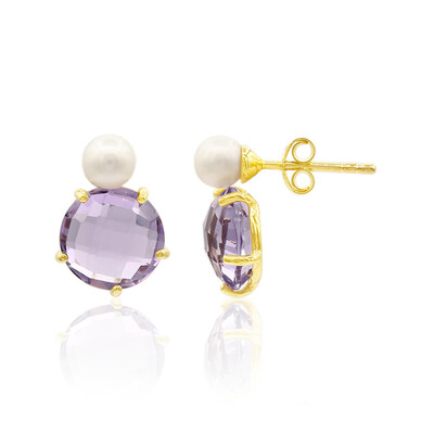 Amethyst Silver Earrings
