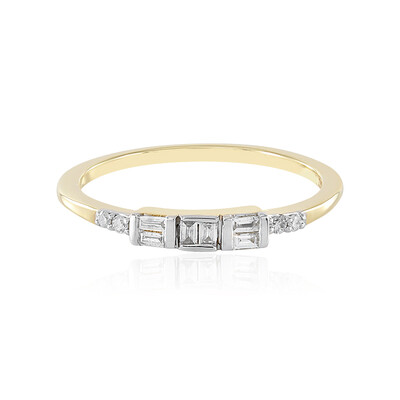 9K SI1 (H) Diamond Gold Ring