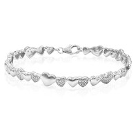 I3 (I) Diamond Silver Bracelet