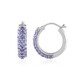 Tanzanite Silver Earrings