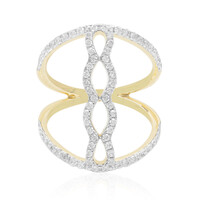 14K SI1 (G) Diamond Gold Ring