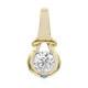9K SI1 (G) Diamond Gold Pendant (Annette)