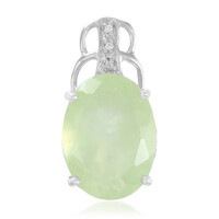 Prehnite Silver Pendant