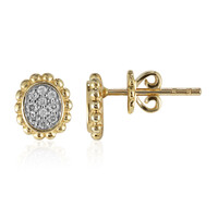 9K SI1 (G) Diamond Gold Earrings