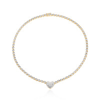 I3 (I) Diamond Brass Necklace (Juwelo Style)