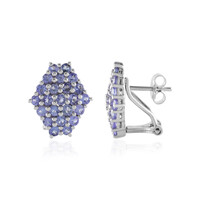 Tanzanite Silver Earrings
