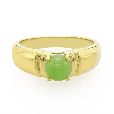 Imperial Chrysoprase Silver Ring