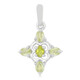 Cuprian Tourmaline Silver Pendant