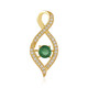 Green apatite Silver Pendant
