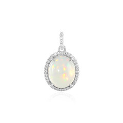 Welo Opal Silver Pendant