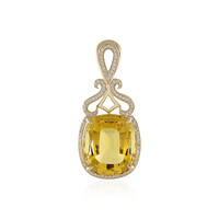 14K Scapolite Gold Pendant (AMAYANI)