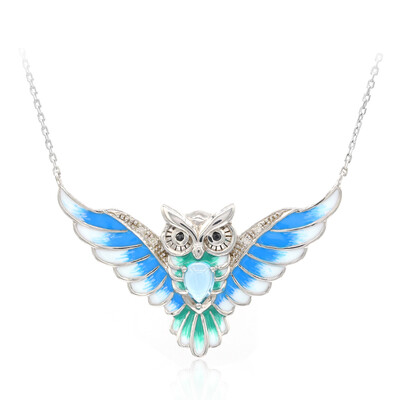 Swiss Blue Topaz Silver Necklace