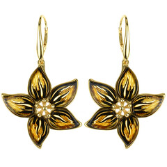Baltic Amber Silver Earrings