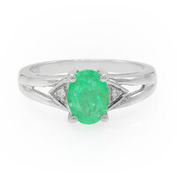 Bahia Emerald Silver Ring