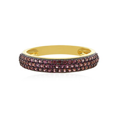Rhodolite Silver Ring