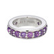 Zambian Amethyst Silver Pendant (MONOSONO COLLECTION)