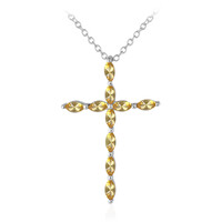 Citrine Silver Necklace