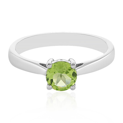 Peridot Silver Ring