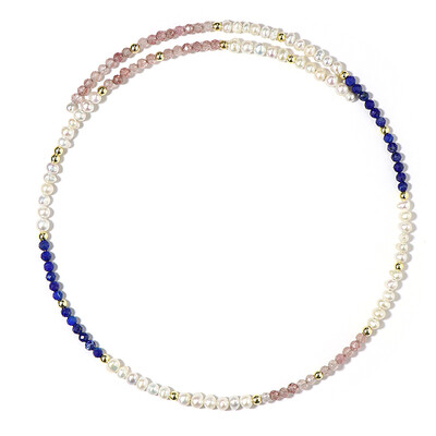 Lapis Lazuli Steel Choker (Riya)