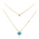 9K Ratanakiri Zircon Gold Necklace (de Melo)