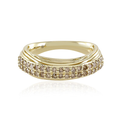 9K I2 Champagne Diamond Gold Ring (Ornaments by de Melo)
