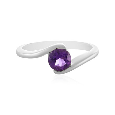 Uruguayan Amethyst Silver Ring