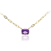 14K Amethyst Gold Necklace (CIRARI)