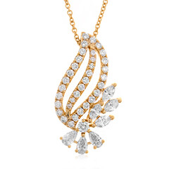 14K Flawless (F) Diamond Gold Necklace (LUCENT DIAMONDS)