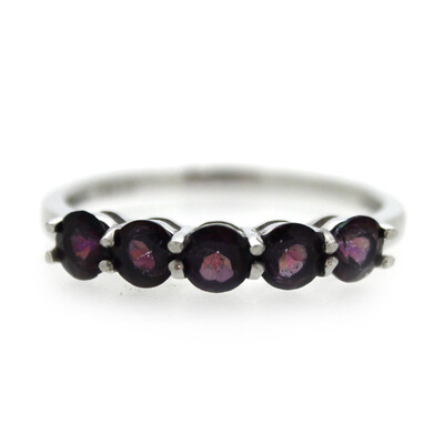 Mulburry Topaz Silver Ring