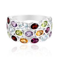 Sky Blue Topaz Silver Ring