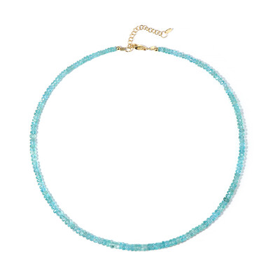 Blue Apatite Silver Necklace