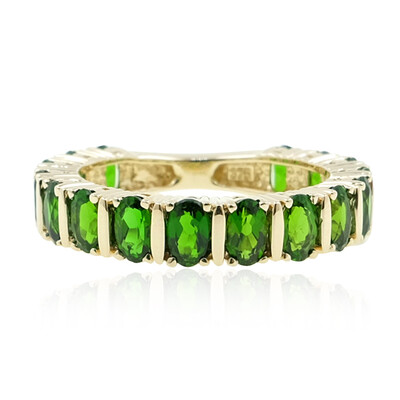 9K Russian Diopside Gold Ring