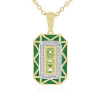 Peridot Silver Necklace