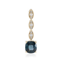 14K Luc Yen Cobalt Blue Spinel Gold Pendant (AMAYANI)