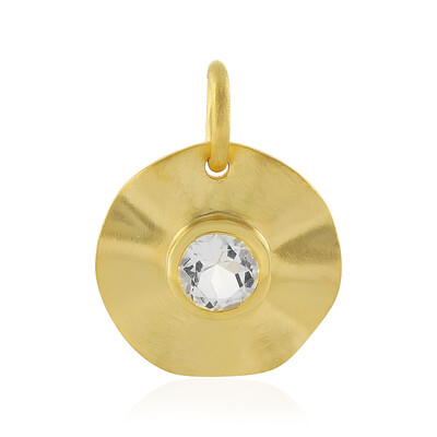 White Quartz Silver Pendant
