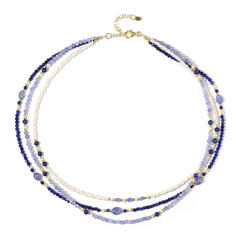Tanzanite Silver Necklace (Riya)