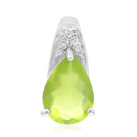 Brazilian Green Opal Silver Pendant