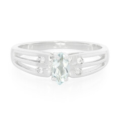 Brazilian Aquamarine Silver Ring