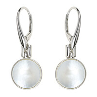 Mother of Pearl Silver Earrings