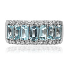 14K AAA Brazilian Aquamarine Gold Ring (CIRARI)