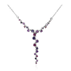 Amethyst Silver Necklace