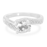 Petalite Silver Ring