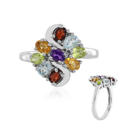 Zambian Amethyst Silver Ring
