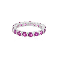 Rhodolite Silver Ring